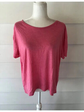 Large pink alternative cotton tee new